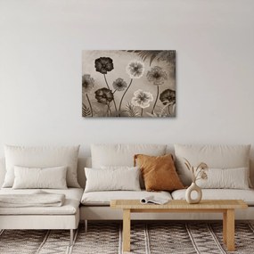 Obraz - Kreslené kvety (70x50 cm)