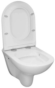 Mereo Mereo, WC závesné, RIMLESS, 530x355x360, keramické, vr. sedátka CSS113S, MER-VSD81S