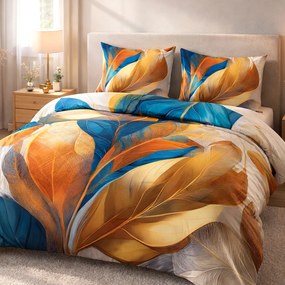 SATÉNOVÉ OBLIEČKY SATYNLOVE PREMIUM 180X200 CM, 2KS 70X80 CM LISTY