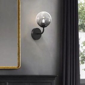 ONLI - Nástenné svietidlo PALOMA 1xG9/10W/230V čierna/dymová