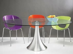 Grande Possibilita jedálenský stôl 180x120 cm sklo/chróm