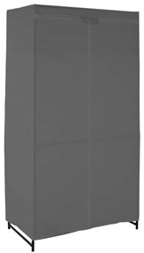 Sivá látková šatníková skriňa 90x160 cm Dara – Premier Housewares