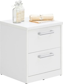 XXXLutz NOČNÝ STOLÍK, biela, 38/46/36 cm Xora - Nočné stolíky - 000017003001