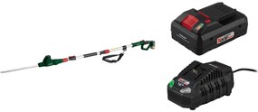 Parkside®  Aku teleskopické nožnice na živý plot Pthsa 20-Li D5 + Smart akumulátor 20 V/4Ah Paps 204 A1 + Nabíjačka 20 V/4,5 A  (800011185)
