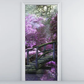 Fototapeta na dvere - Mystická záhrada (95x205cm)
