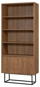 Knižnica Rea Black and Walnut