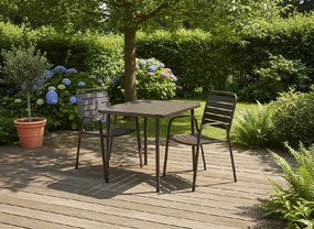 Garden Line HNEDÁ ZÁHRADNÁ STOLIČKA 56 x 63 x 89 CM