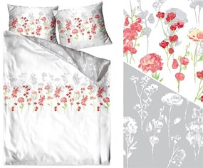 Krásne bavlnené posteľné obliečky s motívom rúž