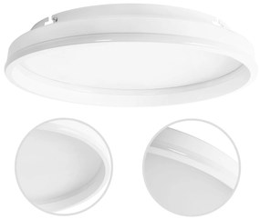 Toolight, LED stropné svietidlo 40cm, 22W, APP1462, biela, OSW-07982