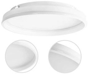 Toolight Toolight, LED stropné svietidlo 40cm, 22W, APP1462, biela, OSW-07982