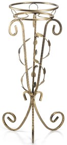 STOJAN NA KVETINÁČ QUINCY 77X35 CM ZLATÁ