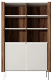 Knihovna Wrap 105 cm ořech/kašmír