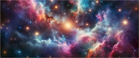 Obraz - Temný vesmír (120x50 cm)
