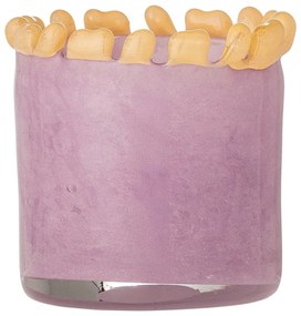 Sklenený svietnik na čajovú sviečku Edger – Bloomingville