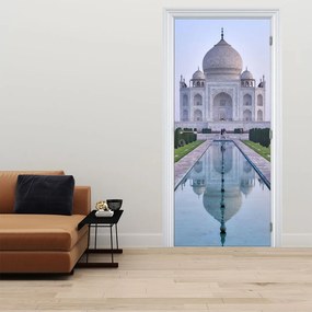 Fototapeta na dvere - Taj Mahal za východu slnka (95x205cm)