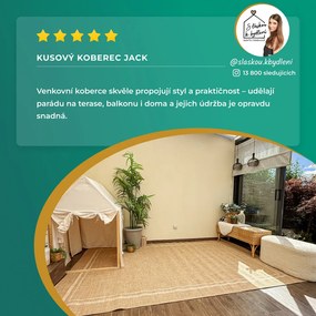 Balta, Kusový koberec Jack 28805-050 - na von aj na doma, 80x150, béžová, chodba / predsieň