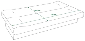 Pohovka dvojsedačka Luminous (čierna). Akcia -19%. Vlastná spoľahlivá doprava až k Vám domov. 1056683