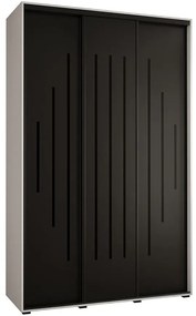 Skriňa 45 Canaris 12 180 biela/čierna/čierna