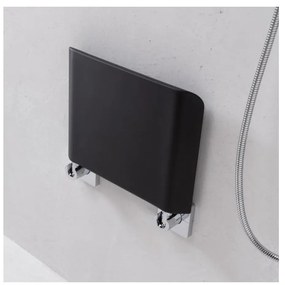 Emco Emco System 2 - Sklopné sedadlo do kúpeľne, čierna 355121202
