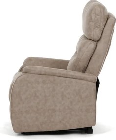 Polohovacie kreslo béžové, elektrické TV-L8904 LAN3