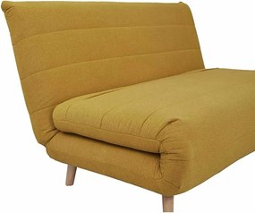 Pohovka futon Susan (žltá). Vlastná spoľahlivá doprava až k Vám domov. 1050830