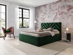 Čalúnená posteľ s kontajnerom na posteľnú bielizeň Mangalori, Dostupné poťahy: Fresh 13, Rozmer postele: 180x200
