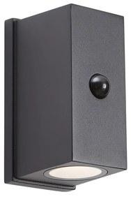 Nástenné svietidlo čierne Lux Sensor Magnetické vrátane LED nabíjateľné - Baleno