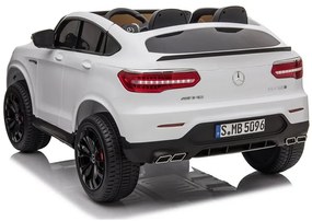 Lean Cars : Elektrické autíčko Mercedes GLC 63S - Biele - 4x45W - 12V10Ah - 2023