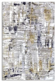 Svetlosivý koberec 160x230 cm Malard Anthracite Gold – Elle Decoration