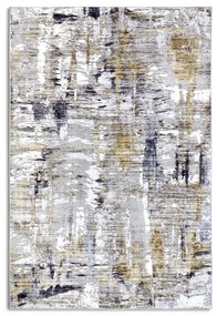 Svetlosivý koberec 200x290 cm Malard Anthracite Gold – Elle Decoration