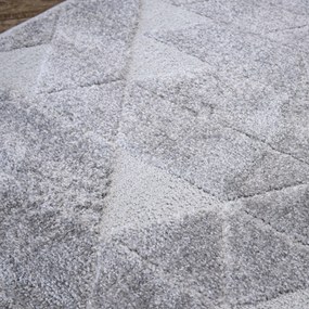 Angel Carpet, Kusový koberec Aurora 11 Grey, 60x110, šedá, kancelária