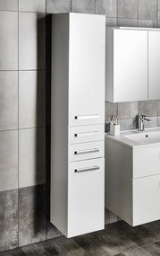 Aqualine Aqualine, VEGA Skrinka vysoká 35x184x31cm, biela lesklá, VG185