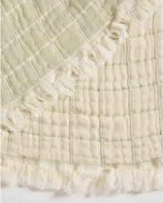 Svetlozelená žakárová detská deka 130x170 cm Tivaro – Kave Home