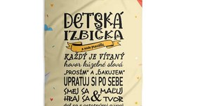 Sablio Uterák Detská izbička - 30x50 cm