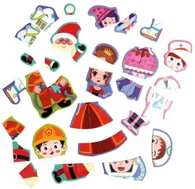 Bino magnetické puzzle Postavičky