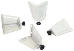 Kovová šatníková skrinka - 15 boxov, 90 x 40 x 196,5 cm, nastaviteľné nôžky, otočný zámok, červená - ral 3000