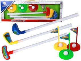 LEAN TOYS Minigolfový set pre deti - 12 kusov