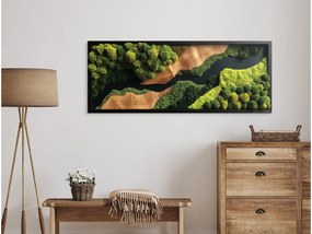drevko |  Machový obraz Spočinutie (UV tlač)  35 x 90 cm