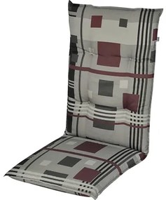 Poduška na vysoké kreslo Doppler Living 48x119 cm bordovo-sivá