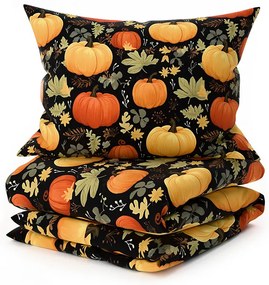 Obliečky z mikrovlákna ORANGE PUMPKINS farebné Rozmer obliečky: 2 ks 70 x 90 cm | 200 x 220 cm