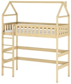 Posteľ Domček Otylia 80x160 borovica