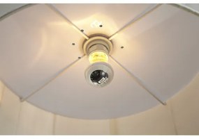 Stojaca lampa 20140 Oblúková Biela  - Komfort-nábytok