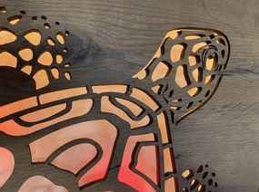 Led obraz Korytnačka RGBW na batériu