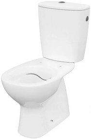 Cersanit ARTECO - WC kombi + antibakteriálne sedátko s funkciou pomalého zatvárania, vertikálny odpad, K667-077