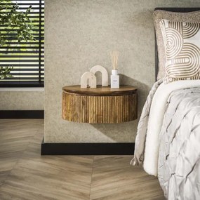 Nočný stolík 23-11 Wave Drevo Mango - Komfort-nábytok