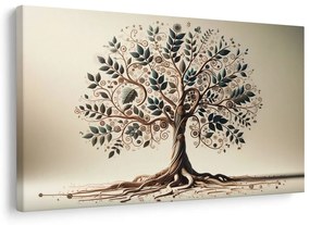 Obraz strom života s jemnými detailmi