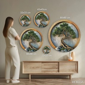 DUBLEZ | Drevený obraz stromu života - Stabilita