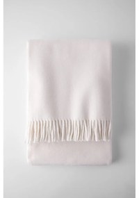 Krémovobiela deka s podielom bavlny Euromant Basics, 140 × 180 cm