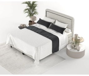 Svetlosivá boxspring posteľ 140x200 cm Dove – Maison de Rêve