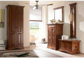 furniture-nabytek.cz - Masívna truhlica Catana z borovicového dreva, lakovaná, hnedá